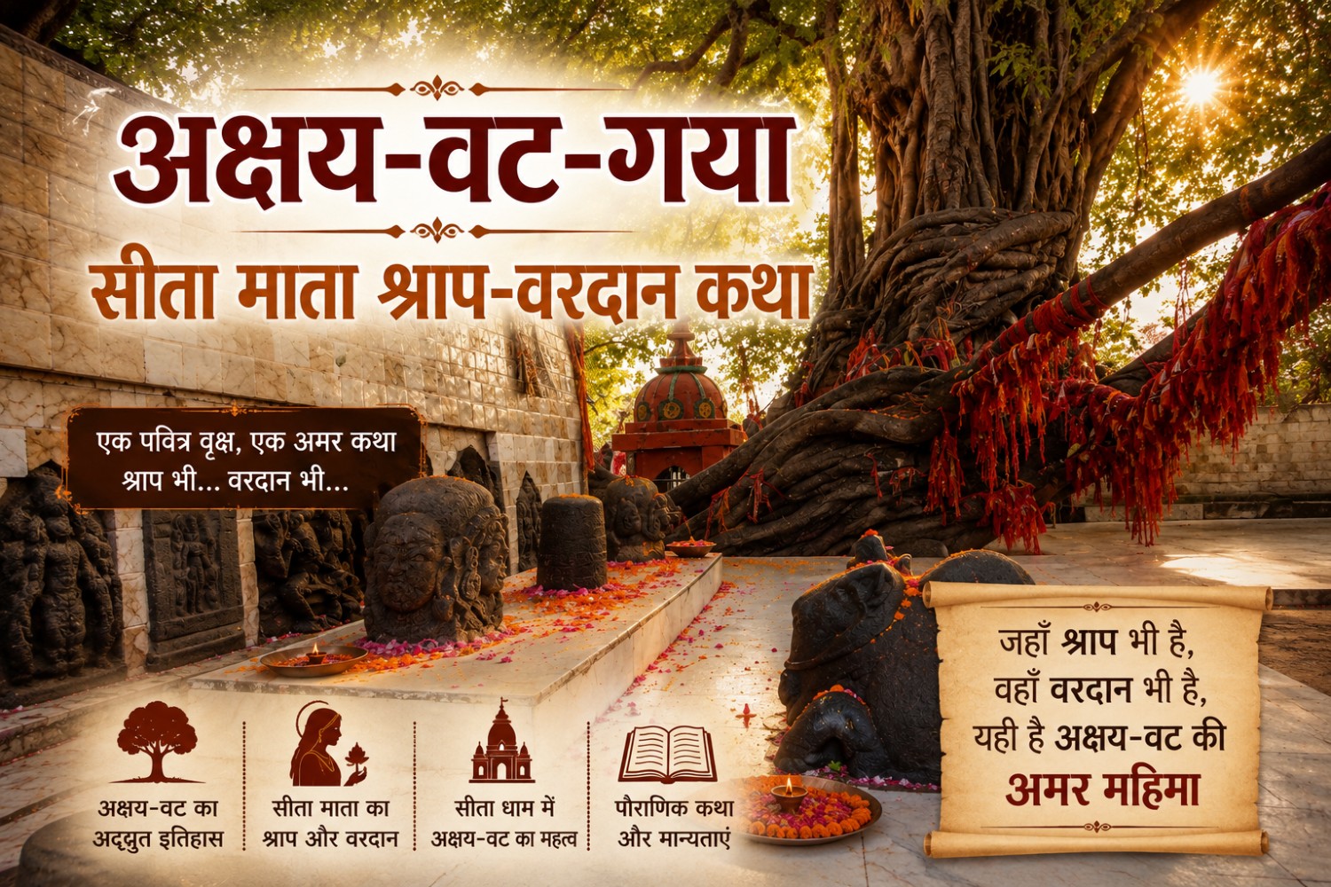 अक्षय वट गया: सीता माता श्राप वरदान कथा | Akshay Vat